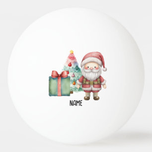 Ping Pong Frohe Weihnachten mit dem Weihnachtsmann Tischtennisball