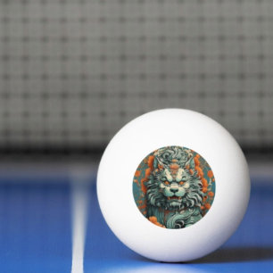 Ping Pong Lion de la sagesse de grippe Balle de ping-pong
