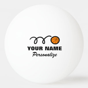 Ping Pong Logo basket-ball balle de ping-pong pour tennis de