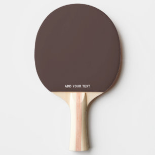 Ping Pong Marron foncé tendance Moka - Raquette de ping-pong