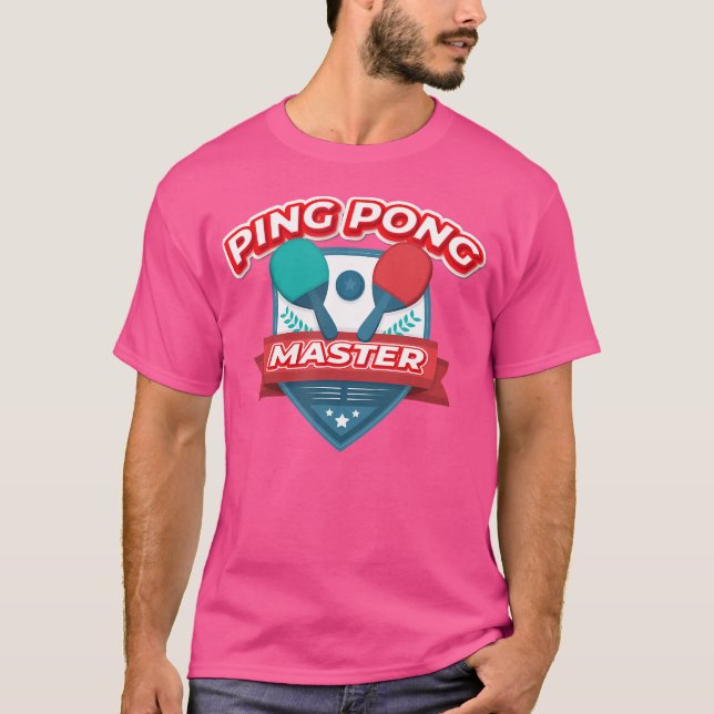 Ping Pong Master Table Tennis T-Shirt (Vorderseite)
