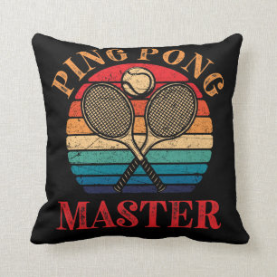 Ping Pong Master Tischtennis Paddle Kissen