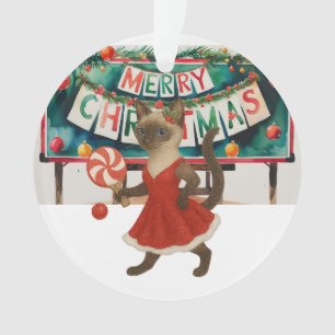 Ping Pong Noël Thème pour les amateurs de chat sia