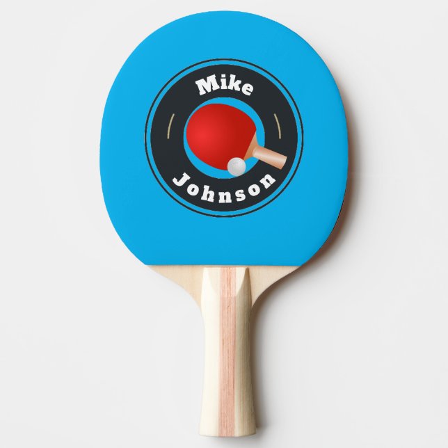 Ping Pong Paddle - Benutzerdefiniert Ihren Namen h Tischtennis Schläger (Vorderseite)