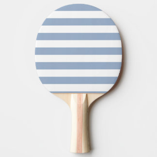Ping Pong Paddle Blue & White Strip Tischtennis Schläger
