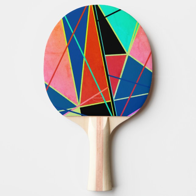 Ping-Pong Paddle - Comic Book Distress by HAMbyWG Tischtennis Schläger (Vorderseite)