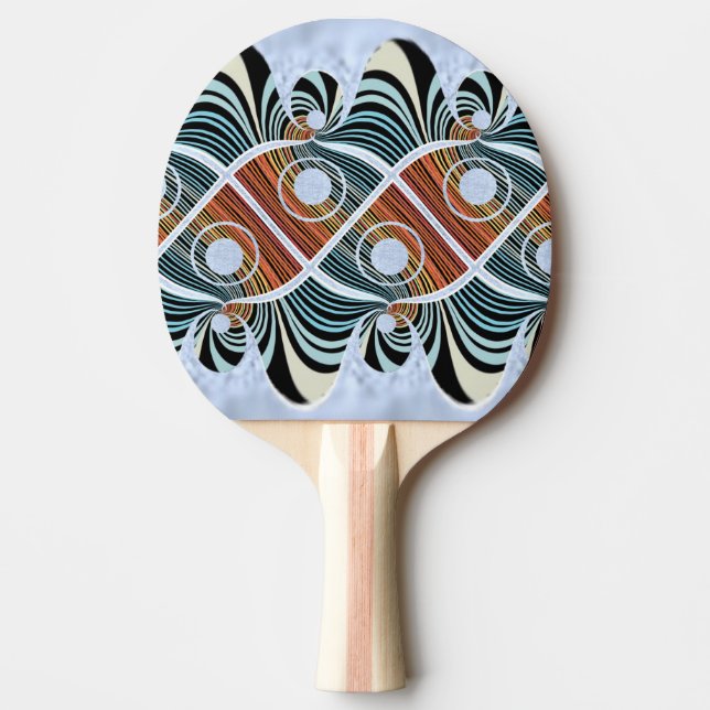 Ping Pong Paddle erstellt von Jimette Design Tischtennis Schläger (Vorderseite)