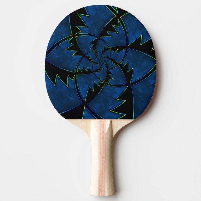 Ping Pong Paddle erstellt von Jimette Design Tischtennis Schläger (Vorderseite)