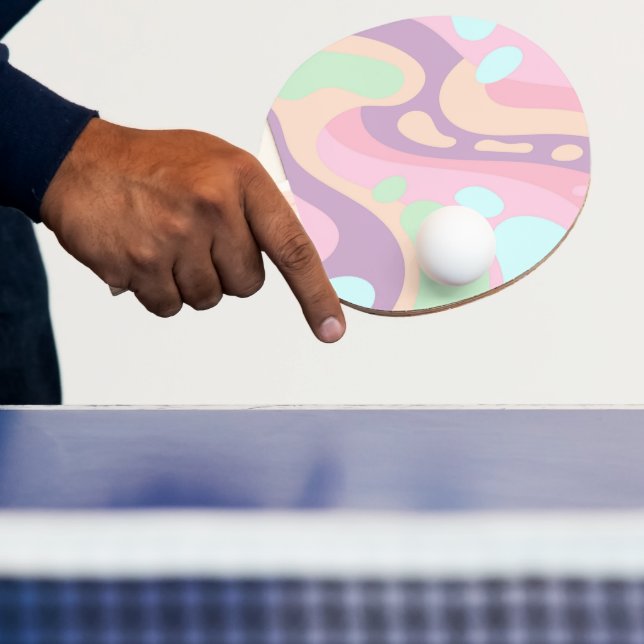 Ping Pong Paddle farbenfroh Tischtennis Schläger (InSitu)