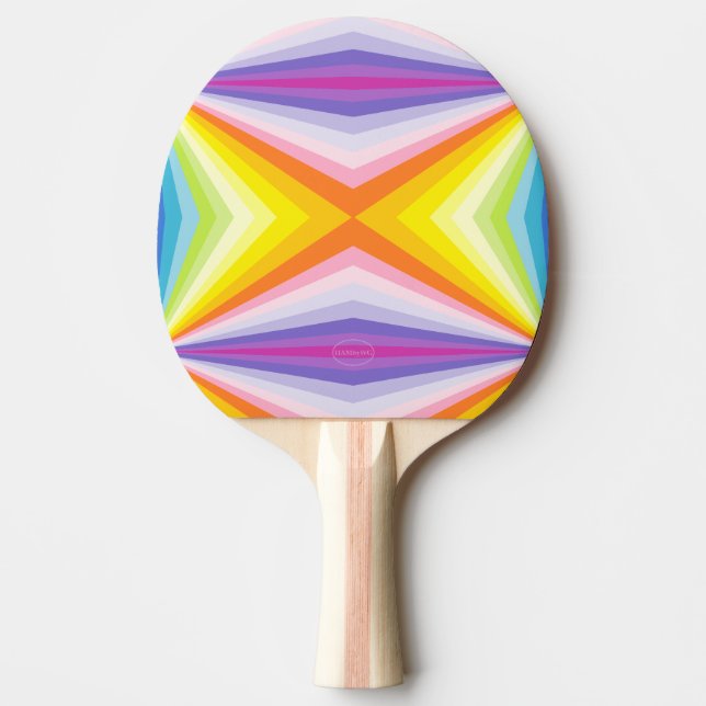 Ping-Pong Paddle - mehrfarbig - HAMbyWG Tischtennis Schläger (Vorderseite)