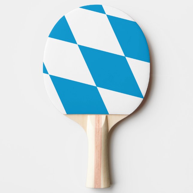 Ping Pong Paddle mit der Flagge Bayerns Tischtennis Schläger (Vorderseite)