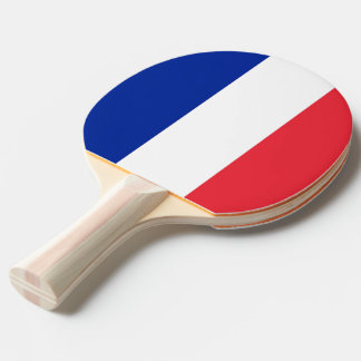 Ping Pong Paddle mit der Flagge Frankreichs Tischtennis Schläger