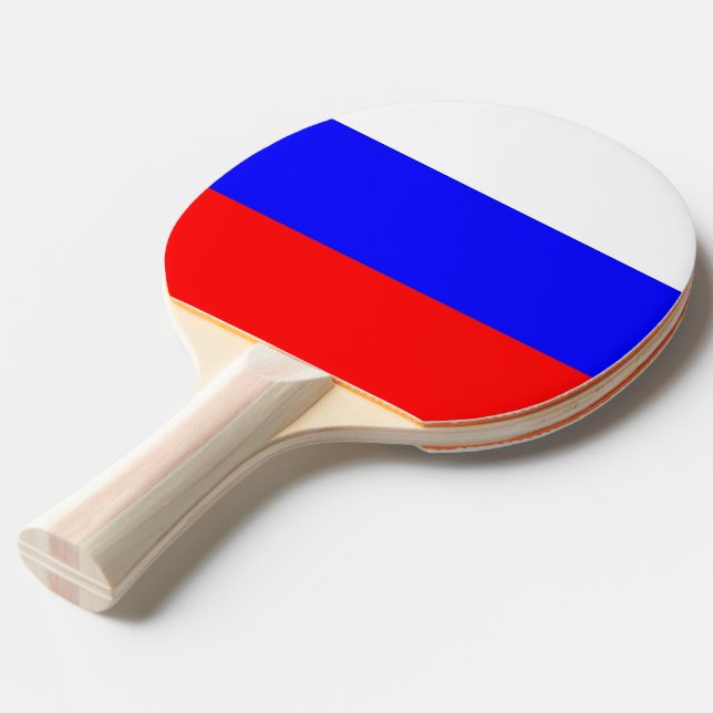 Ping Pong Paddle mit der Flagge Russlands Tischtennis Schläger (Vorderseite)