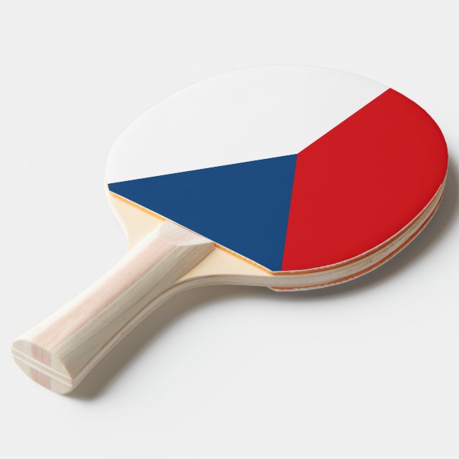 Ping Pong Paddle mit Flag Tschechien Tischtennis Schläger (Vorderseite)
