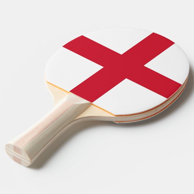 Ping Pong Paddle mit Flagge von England Tischtennis Schläger (Vorderseite)