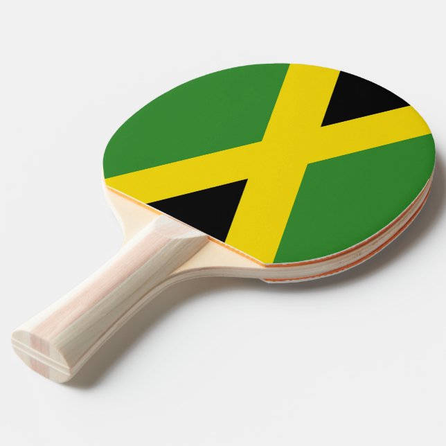 Ping Pong Paddle mit Flagge von Jamaika Tischtennis Schläger (Vorderseite)