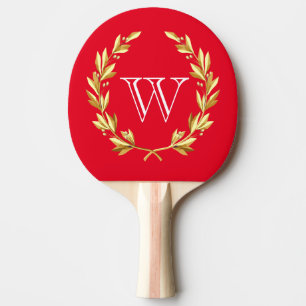 Ping Pong Paddle Monogram Letter Ping Pong Paddel Tischtennis Schläger