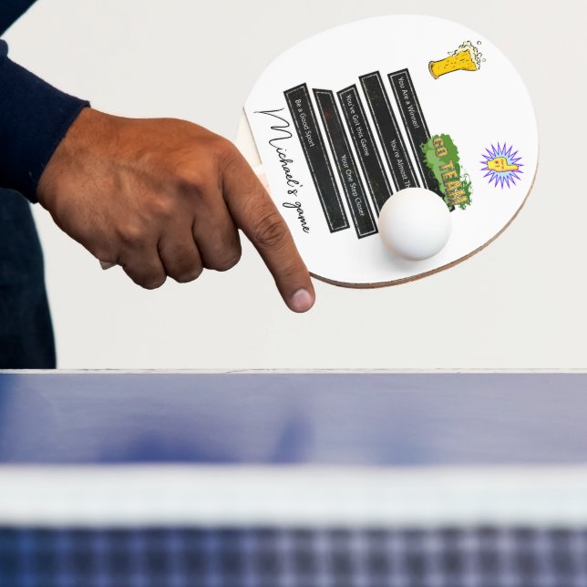 Ping Pong Paddle Positive Aussagen Tischtennis Schläger (InSitu)