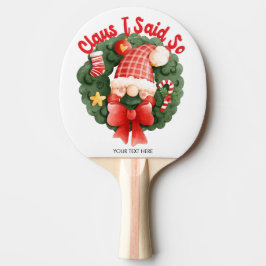 Ping Pong Paddle Retro Weihnachten Tischtennis Schläger