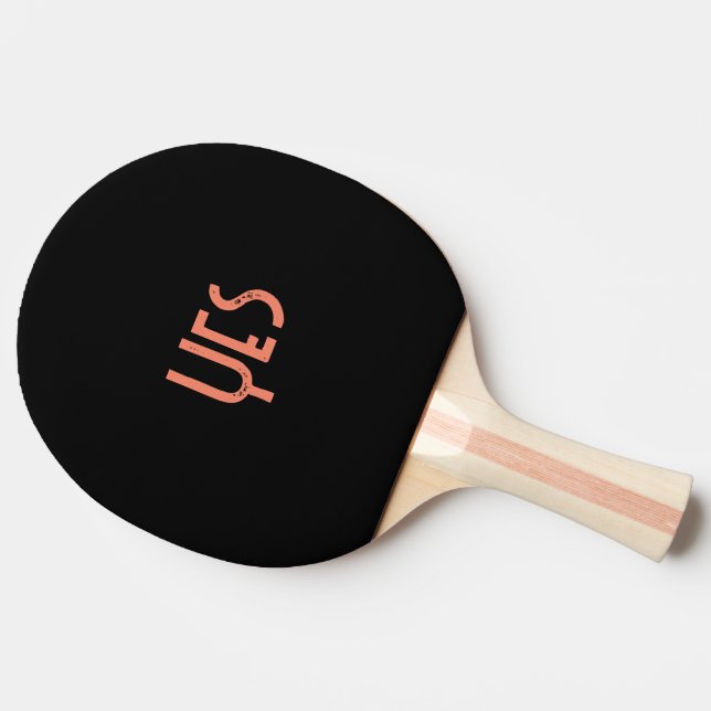 Ping Pong Paddle Tischtennis Schläger (Seitenansicht)