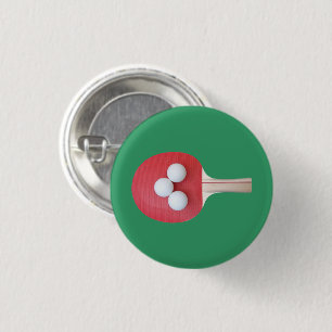 Ping Pong Paddle und Balls Button
