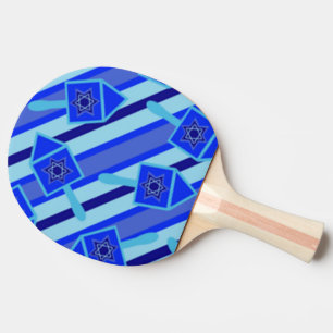 Ping Pong Paddles - Chanukah Games - Spaß & Partys Tischtennis Schläger
