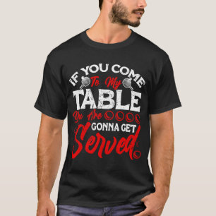 Ping Pong Player Tischtennis Paddle Ping Pong Coa T-Shirt