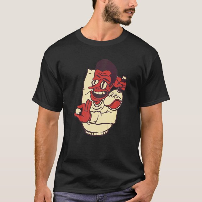 Ping Pong Power Burst Tischtennis Bat 1 T-Shirt (Vorderseite)