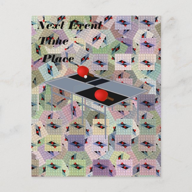 Ping Pong, Promotionspiel-Flyer Flyer (Vorne)