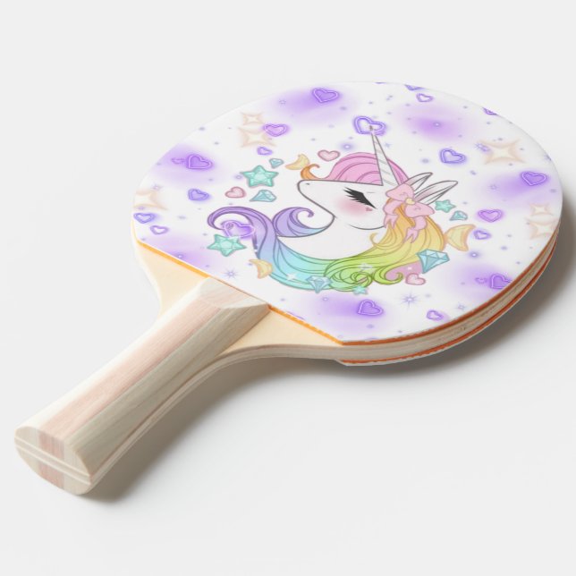 Ping Pong Raquette de ping-pong (Devant Angle)