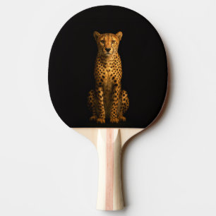 Ping Pong Raquette de ping-pong Black 4 Luxe, Guépard élégan