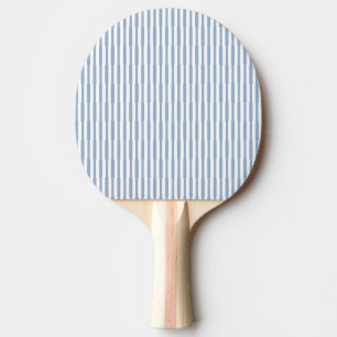 Ping Pong Raquette de ping-pong bleu et blanc rayée carrée
