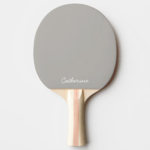 Ping Pong Raquette de ping-pong personnalisée grise-beige te