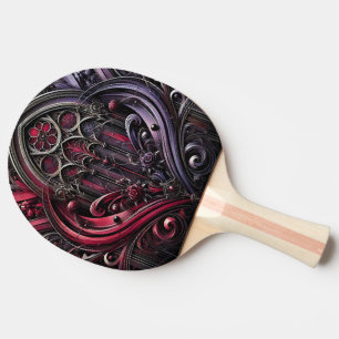 Ping Pong Raquette de Tennis de Table Rose Gothique - Raquet