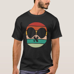Ping Pong Retro Sunset Tischtennis T-Shirt