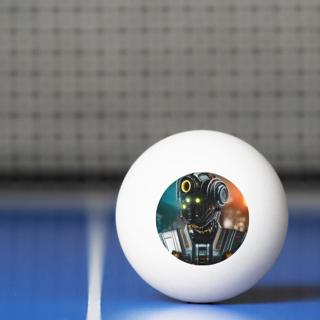 Ping Pong Robot 3 balle de ping-pong 3 étoiles (Filet)