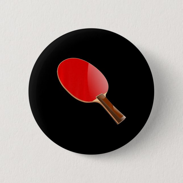 Ping Pong Tischtennis Button (Vorderseite)