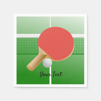 Ping Pong Tischtennis Designpapier Napkins Serviette