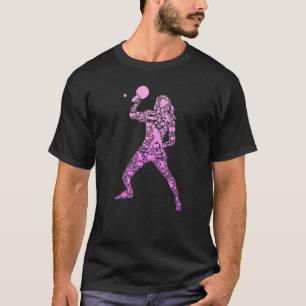 Ping Pong Tischtennis Girl T-Shirt