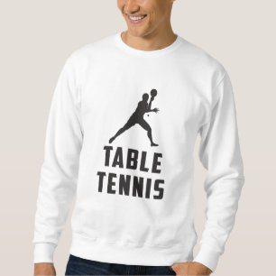 Ping Pong Tischtennis Paddle Spieler Geschenk Idee Sweatshirt