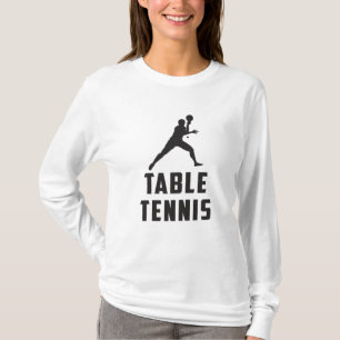 Ping Pong Tischtennis Paddle Spieler Geschenk Idee T-Shirt