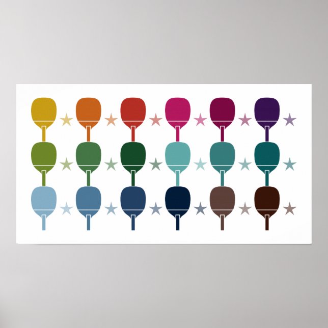 Ping Pong Tischtennis Poster (Vorne)