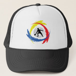Ping Pong Tricolor Emblem Truckerkappe