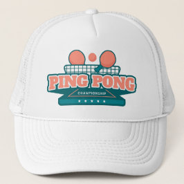 Ping Pong Trucker Hat Truckerkappe