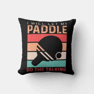 Ping Pong werde ich mein Paddel Gelassen, um das G Kissen