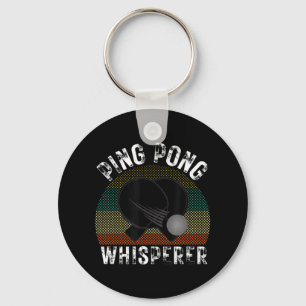 Ping Pong Whisperer Fun Ping Pong Player Geschenk Schlüsselanhänger