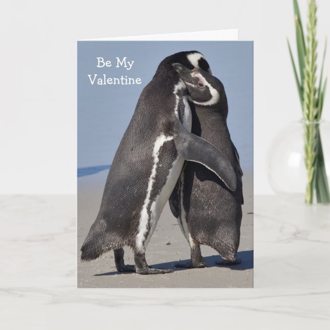Pingo Hugs Card - Valentine Feiertagskarte (Vorderseite)