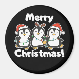 Pingouin animaux de Noël mignons pingouins aimant