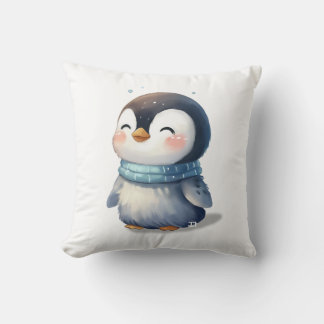 Pingouin confortable - Oreiller à lancer, Oreiller
