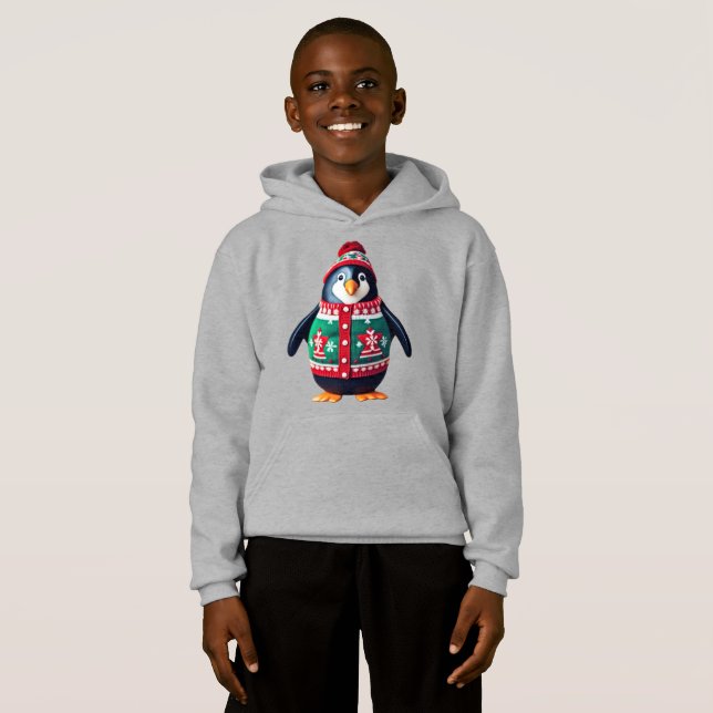 Pingouin de Noël (Devant entier)